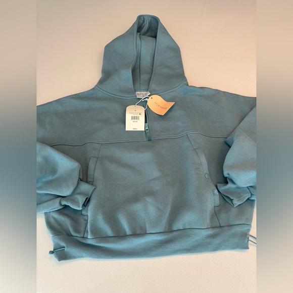 NWT Blue Blogilates / Pop Flex for Target Marshmellow Hoodie Size Small - Picture 4 of 7